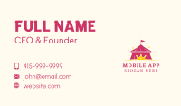 Crown Carnival Tent Business Card Image Preview