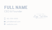 Underline Signature Wordmark Business Card Image Preview