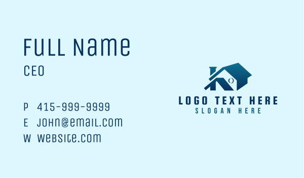 House Roof Letter K Business Card Design Image Preview