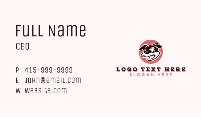 Dog Animal Breeder Business Card Image Preview