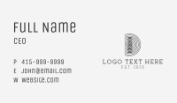 Security Company Letter D Business Card Image Preview