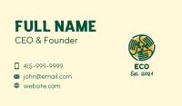 Sustainable Eco Hands  Business Card Image Preview