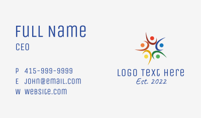Group Charity Community  Business Card