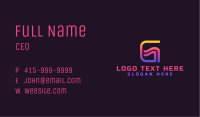 Digital Software App Business Card Image Preview