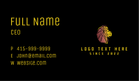 Geometric Lion Gaming Business Card Image Preview