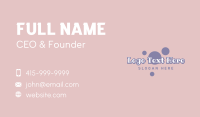 Cute Pastel Wordmark Business Card Image Preview