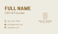 Serif Emblem B & S Business Card Image Preview