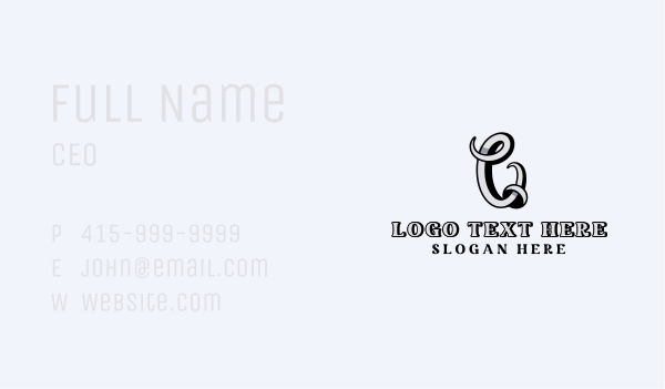 Creative Agency Studio Letter C Business Card Design Image Preview