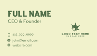 Feminine Woman Marijuana Business Card Image Preview