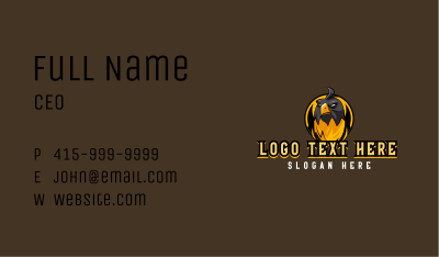 Predator Falcon Gaming Business Card Image Preview