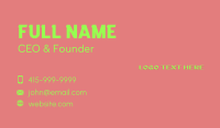 Quirky Fun Boutique Business Card Design