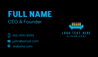 DJ Equalizer Lounge Business Card Image Preview