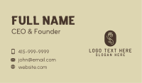 Tribal Letter S Hand Business Card Image Preview