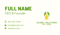 Natural Oil Droplet Business Card Image Preview