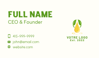 Natural Oil Droplet Business Card Image Preview