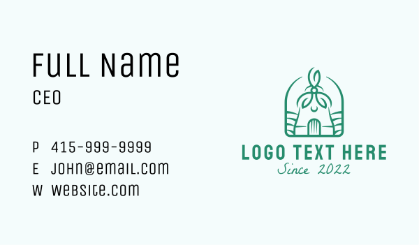 Windmill Leaf Energy  Business Card Design Image Preview