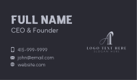 Classic Architect Firm Letter A Business Card Image Preview