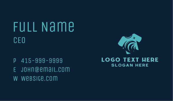 T-shirt Water Wave Design Business Card Design Image Preview