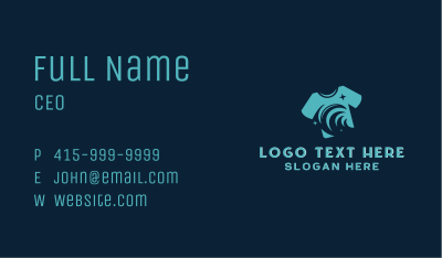 T-shirt Water Wave Design Business Card Image Preview