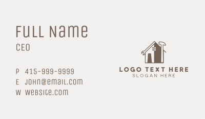 Home Builder Contractor Business Card Image Preview