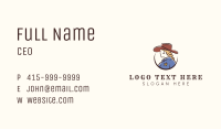 Cowgirl Sheriff Fashion Business Card Image Preview