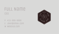 Retro Atomic Badge Business Card Image Preview