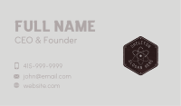 Retro Atomic Badge Business Card Image Preview