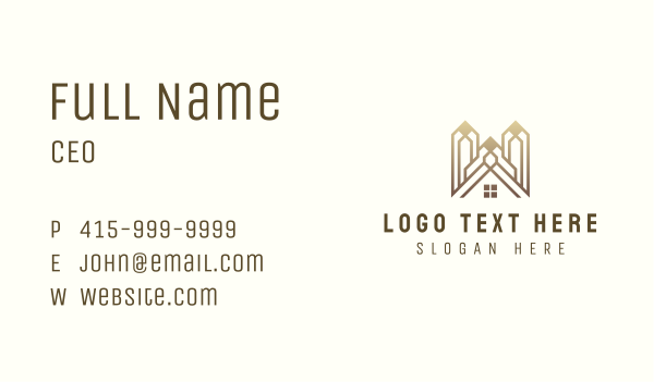 Real Estate Broker Realty Business Card Design Image Preview