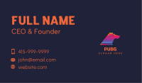 Gradient Hound Dog Business Card Image Preview