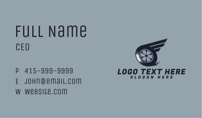 Wing Wheel Transport Business Card Image Preview