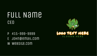 Cannabis Marijuana Smoker Business Card Image Preview