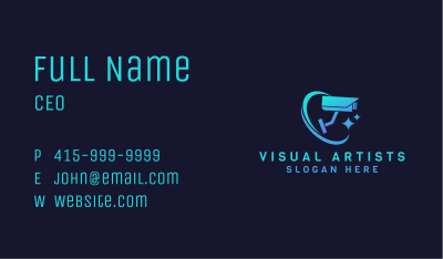 Outdoor Security Camera Business Card Image Preview
