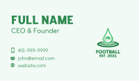Green Leaf Oil Business Card Image Preview