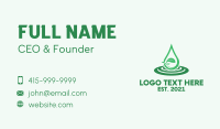 Green Leaf Oil Business Card Image Preview