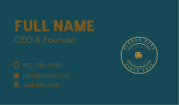 Generic Boutique Wordmark Business Card Image Preview