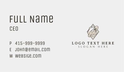 Cowgirl Hat Rodeo Business Card Image Preview