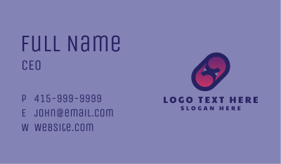 Number 69 Organization Firm Business Card