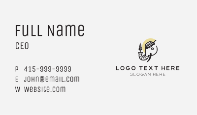 Indian Elephant Animal Business Card Image Preview