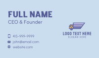 Speedy Truck Courier Business Card Preview