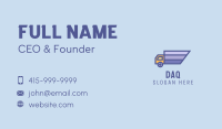 Speedy Truck Courier Business Card Image Preview