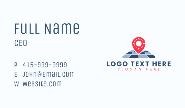 Location Pin Map Business Card Design Image Preview