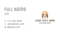 Cute Dog Chef Business Card Image Preview