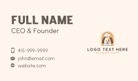 Cute Dog Chef Business Card Preview