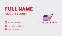American Flag USA Business Card Preview