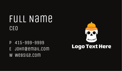 Bellboy Skull Business Card Image Preview