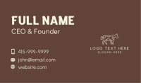 Minimalist Cow Livestock  Business Card Image Preview