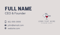 Wine Knight Warrior  Business Card Image Preview