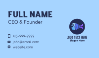 Blue Purple Fish Business Card Image Preview