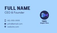 Blue Purple Fish Business Card Image Preview