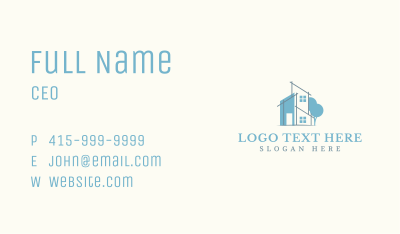 Real Estate House Architecture Business Card Image Preview